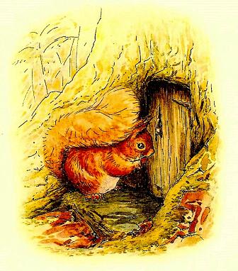 Beatrix Potter Squirrel Nutkin Беатрис Поттер. Повесть о бельчонке Тресси