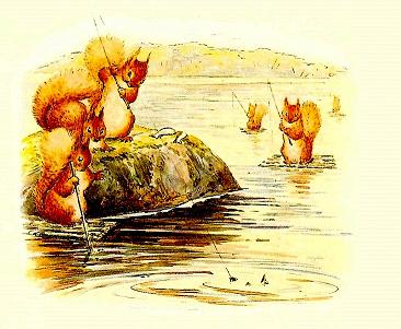Beatrix Potter Squirrel Nutkin 004 Беатрис Поттер. Повесть о бельчонке Тресси