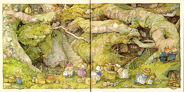 Ежевичная поляна. Весення история.сказка с днем рождения