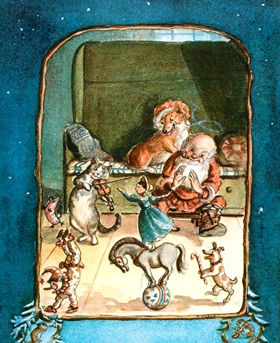 The Night Before Christmas. В ночь перед Рождеством. Clement Clarke Moore. Таша Тюдор