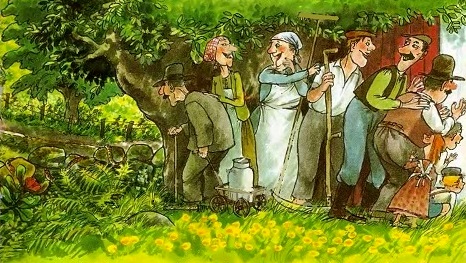 сказки онлайн бесплатно, свен нурдквист, петсон и финдус, именинный пирог, бесплатные детские книги