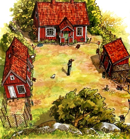 детские книги, свен нурдквист, петсон и финдус, охота на лис, иллюстрации к сказкам   детские книги, свен нурдквист, петсон и финдус, охота на лис, иллюстрации к сказкам