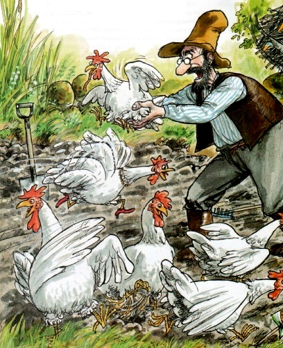 детские книги бесплатно, Свен Нурдквист, петсон и финдус онлайн, переполох на огороде детские книги бесплатно, Свен Нурдквист, петсон и финдус онлайн