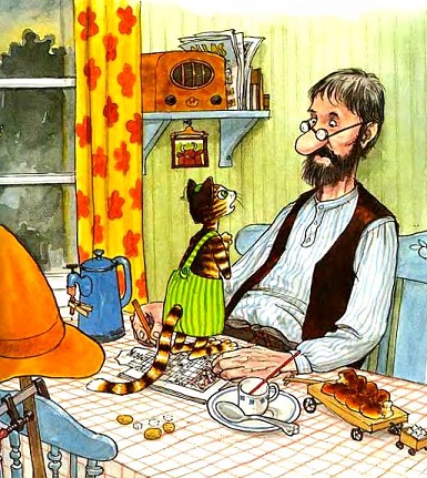 детские книги, Свен Нурдквист, Петсон и Финдус