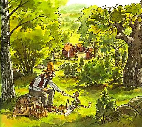 детские книги, Свен Нурдквист, Петсон и Финдус