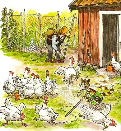 детские книги, Свен Нурдквист, Петсон и Финдус, Петсон в походе