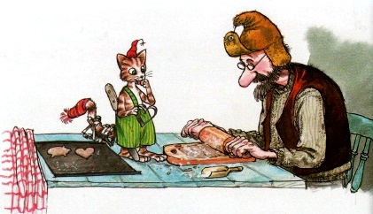 детские книги, свен нурдквист, петсон и финдус, сказка про рождество, иллюстрации к сказкам  детские книги, свен нурдквист, петсон и финдус, сказка про рождество, иллюстрации к сказкам