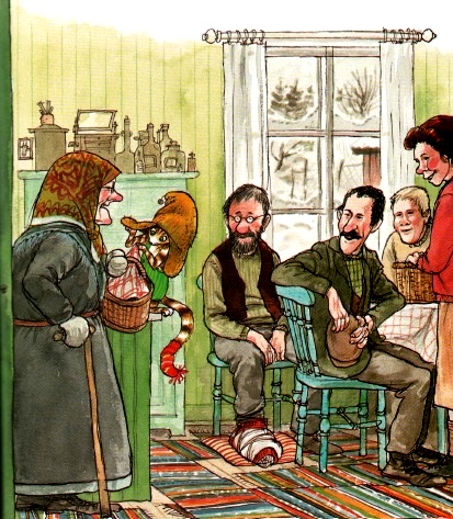 детские книги, свен нурдквист, петсон и финдус, сказка про рождество, иллюстрации к сказкам  детские книги, свен нурдквист, петсон и финдус, сказка про рождество, иллюстрации к сказкам
