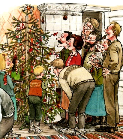  детские книги, свен нурдквист, петсон и финдус, сказка про рождество, иллюстрации к сказкам