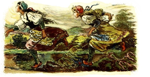 беляночка и розочка, рисунки таубер, беляночка и розочка смотреть беляночка и розочка, рисунки таубер, беляночка и розочка смотреть