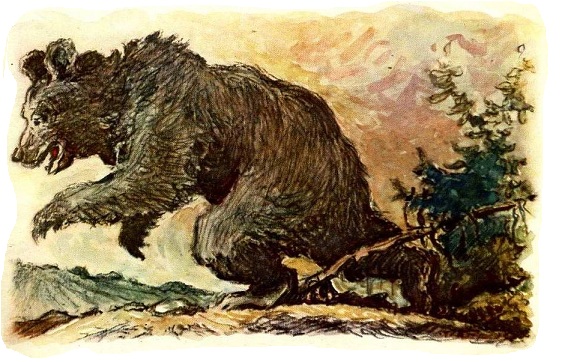 беляночка и розочка, рисунки таубер, беляночка и розочка смотреть, сказки братьев гримм беляночка и розочка, рисунки таубер, беляночка и розочка смотреть