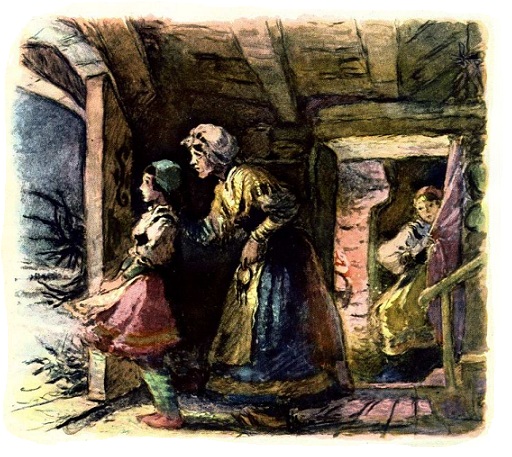 беляночка и розочка, рисунки таубер, беляночка и розочка смотреть беляночка и розочка, рисунки таубер, беляночка и розочка смотреть