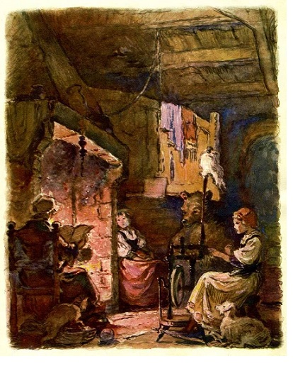 беляночка и розочка, рисунки таубер, беляночка и розочка смотреть беляночка и розочка, рисунки таубер, беляночка и розочка смотреть