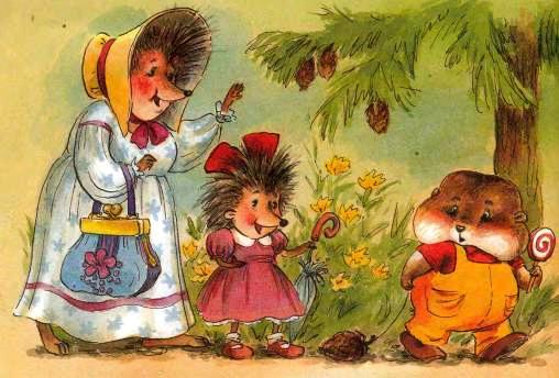 Андрей Усачев Жили-были ёжикиДетские сказки онлайн, сказки с иллюстациями и картинками. Художник А.Гардян