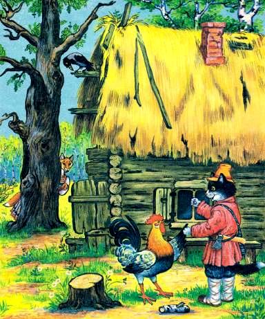 русская-народная сказка Кот лиса и петух 1ф