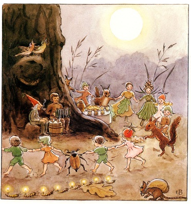сказки онлайн бесплатно, иллюстрации к сказкам, детские книги, лесные человечки, детские сказки