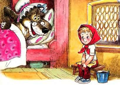 Сказки Сутеева. Петя и Красная Шапочка
