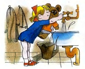 Стихи для детей. Александрова стихи. Мой мишка. рисунки Чижикова