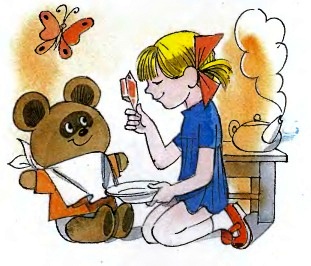 Стихи для детей. Александрова стихи. Мой мишка. рисунки Чижикова 2