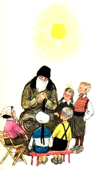 благинина, наш дедушка, стихи про дедушку