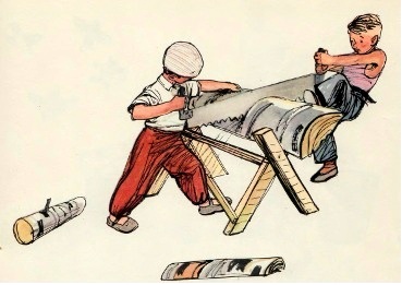 мы пилим, Е.Благинина стихи  мы пилим, Е.Благинина стихи