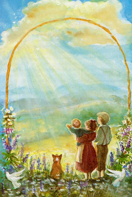 детская молитва детская библия иллюстрации Таша Тюдор 