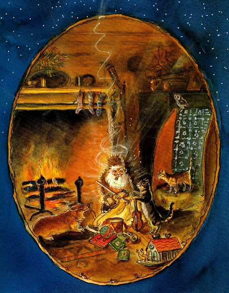 новогодняя ночь, ночь пред рождеством, новогодняя сказка, дед мороз новогодняя сказка, новогодняя елка, новогодня ночь, Таша Тюдор