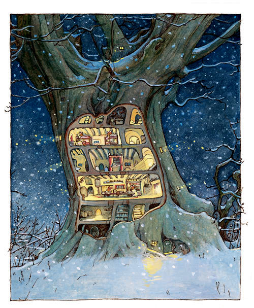 Джилл Барклем.Ежевичная поляна. Зимняя история. Детские сказки.1