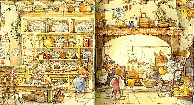 Джилл Барклем.Ежевичная поляна. Зимняя история. Детские сказки 4