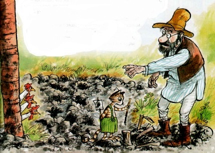 детские книги бесплатно, Свен Нурдквист, петсон и финдус онлайн