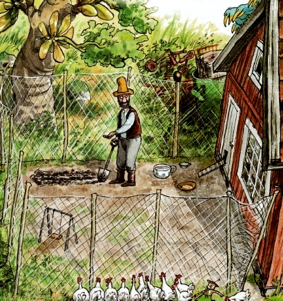 детские книги бесплатно, Свен Нурдквист, петсон и финдус онлайн