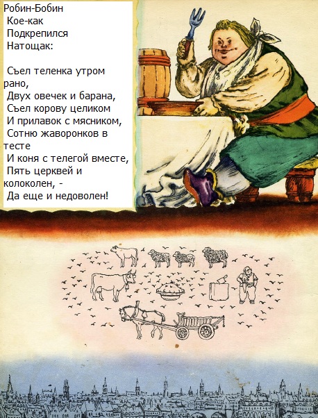 английские песенки Маршак. Робин-Бобин